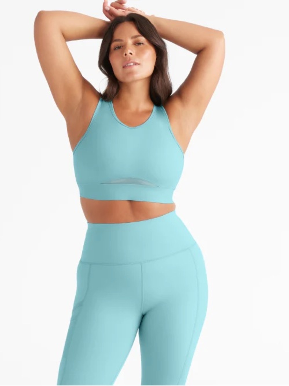 Light Activewear Set High-Waisted Leggings & Sports Bra